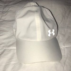 White Under Armour hat